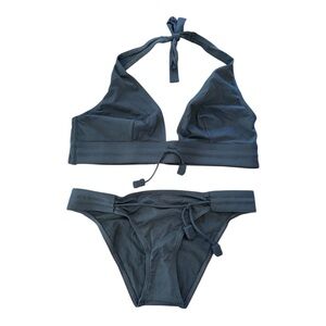 Eres Yuzu Mika Bra Swim Top and Bangcha Mika Swim Briefs in Caviar NWT
